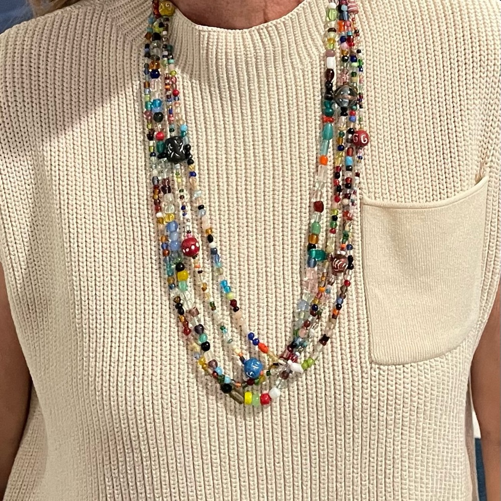 Glass Beads Necklace